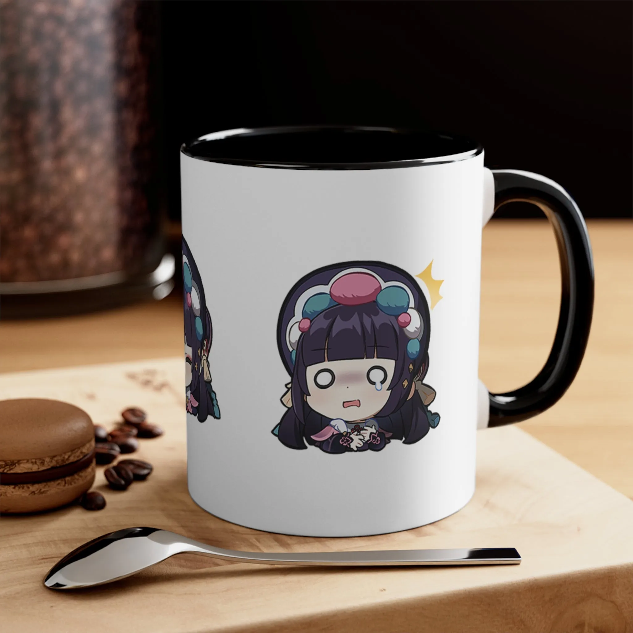 Yunjin Genshin Impact Accent Coffee Mug, 11oz Cups Mugs Cup Gift For Gamer Gifts Game Anime Fanart Fan Birthday Valentine's Christmas