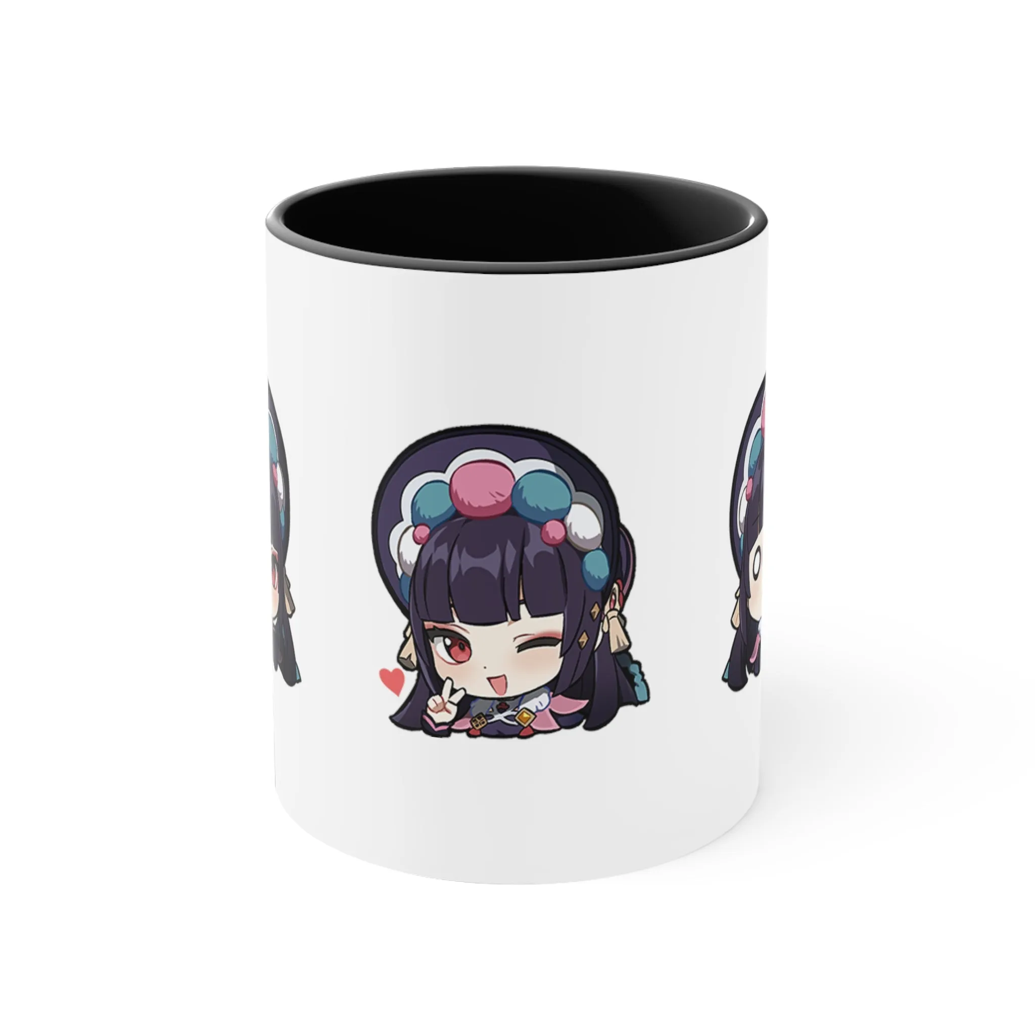 Yunjin Genshin Impact Accent Coffee Mug, 11oz Cups Mugs Cup Gift For Gamer Gifts Game Anime Fanart Fan Birthday Valentine's Christmas