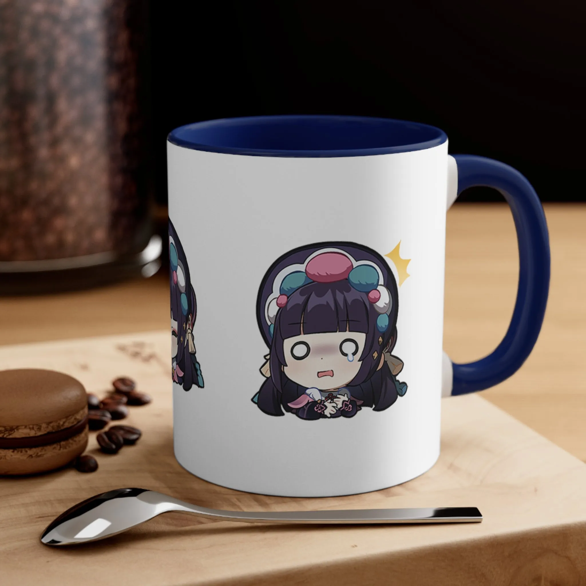 Yunjin Genshin Impact Accent Coffee Mug, 11oz Cups Mugs Cup Gift For Gamer Gifts Game Anime Fanart Fan Birthday Valentine's Christmas