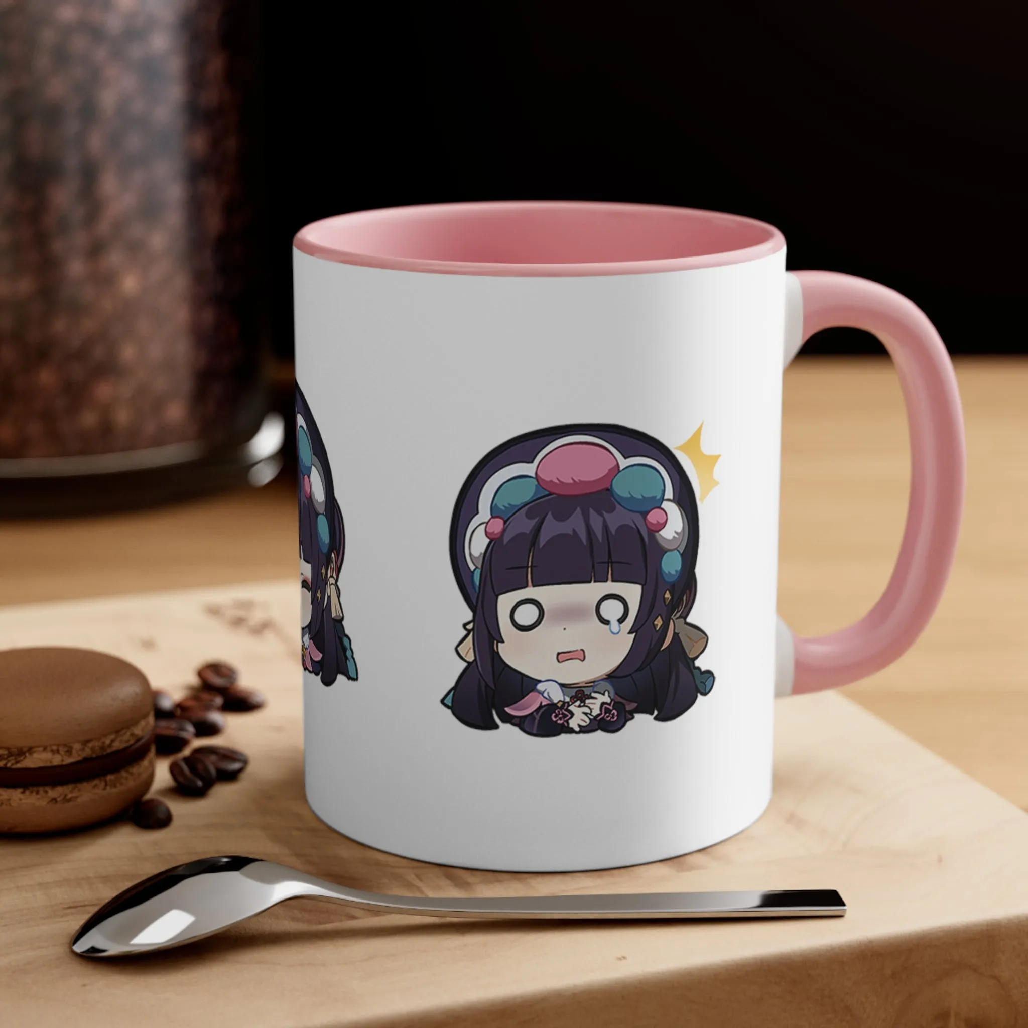 Yunjin Genshin Impact Accent Coffee Mug, 11oz Cups Mugs Cup Gift For Gamer Gifts Game Anime Fanart Fan Birthday Valentine's Christmas